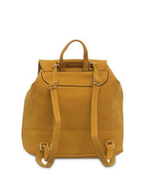 Hiveaxon Tan Brown Fringe Backpack