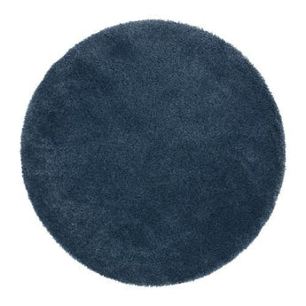 Dark Blue Round Rug
